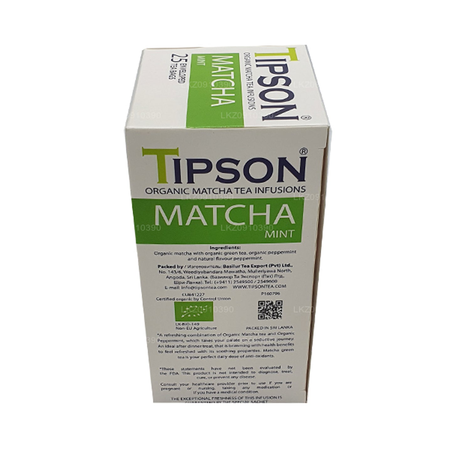 Tipson Tea 有机抹茶和薄荷（37.5 克）