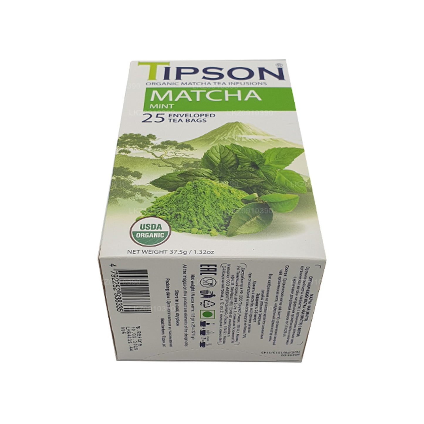 Tipson Tea 有机抹茶和薄荷（37.5 克）