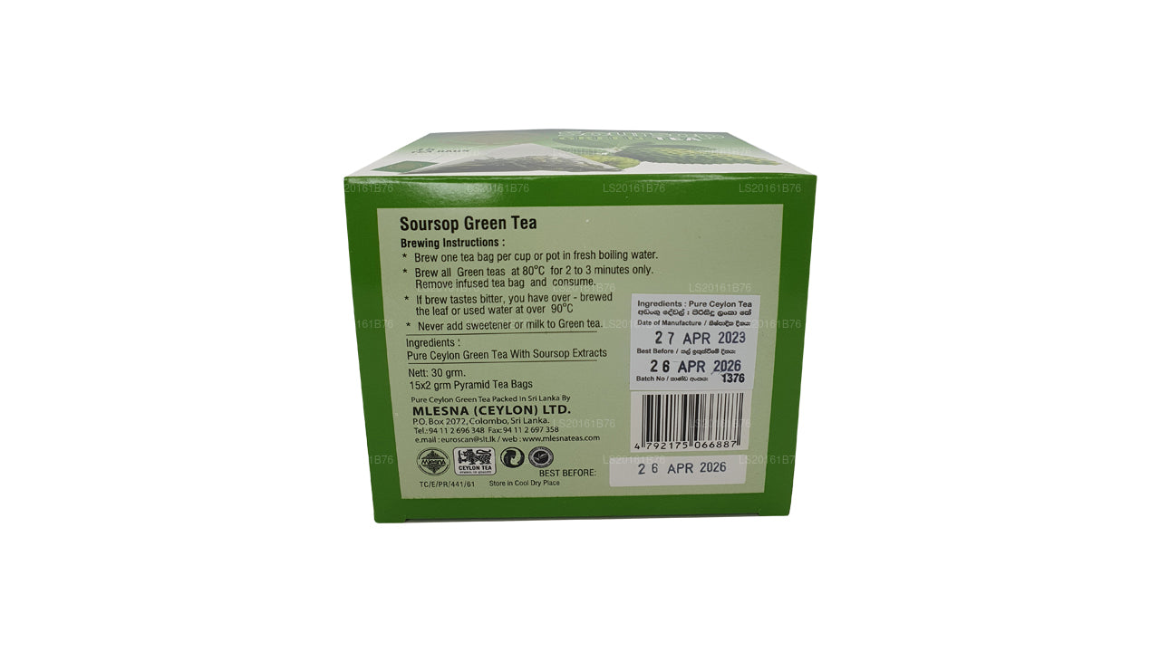 Mlesna soursop 绿茶 (30g) 15 茶包