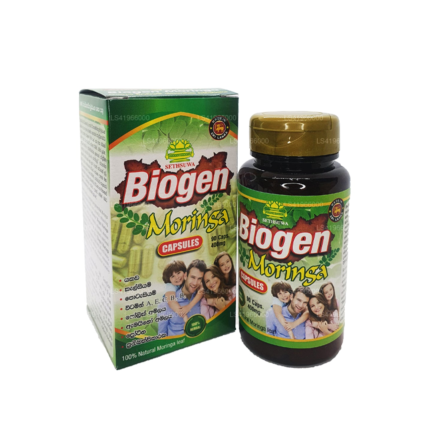 Sethsuwa Biogen 辣木（400 毫克 x 90 粒胶囊）