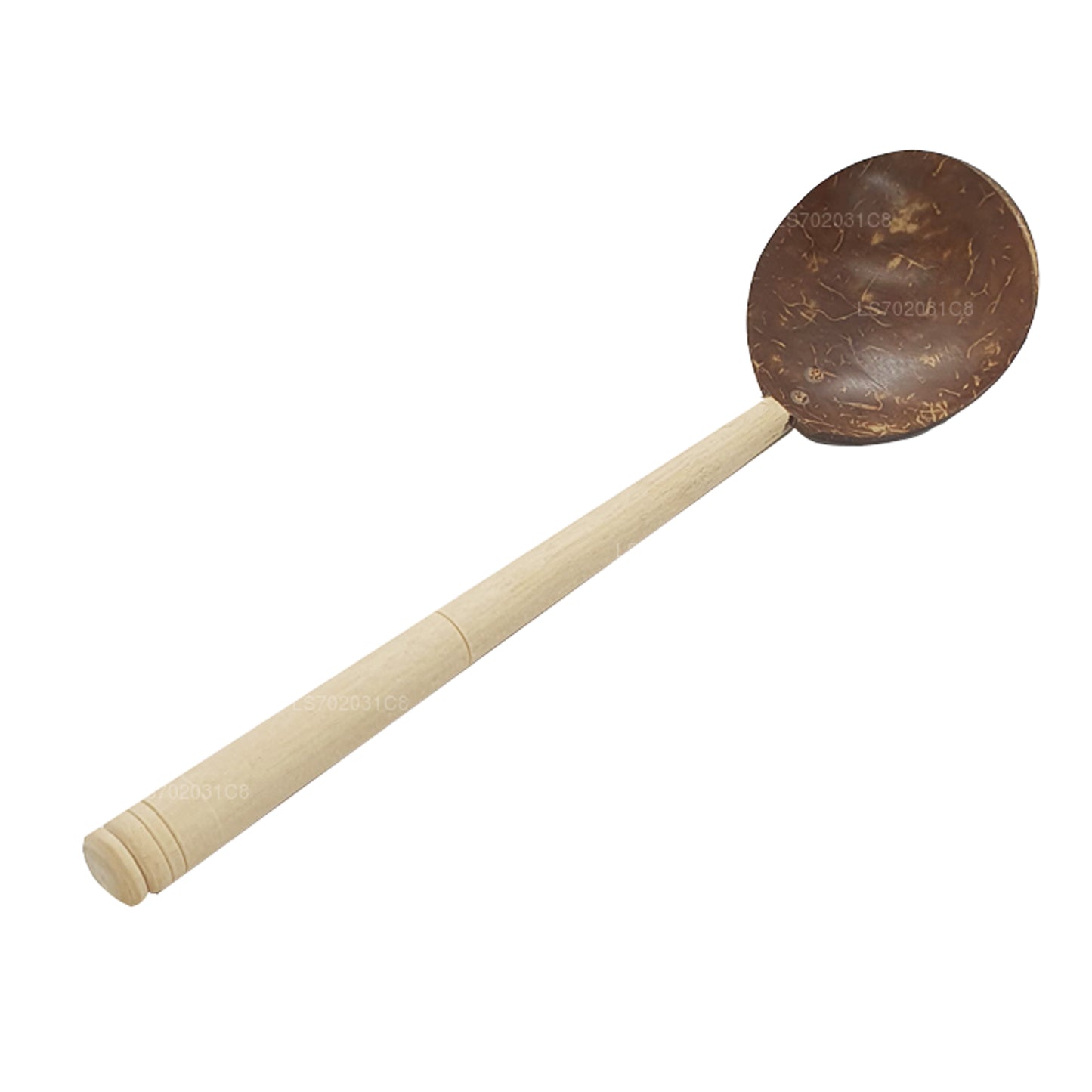 Lakpura 椰子壳汤匙（26 厘米）
