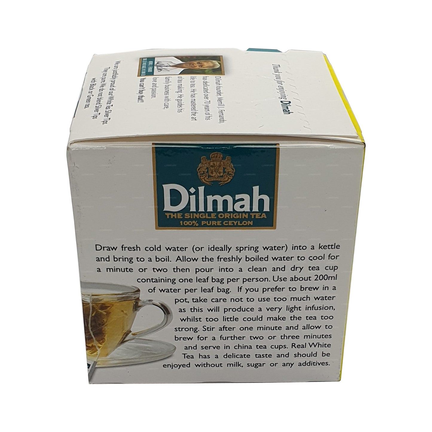 Dilmah Real White Tea 锡兰 Silver Tips (20g) 10 个茶包