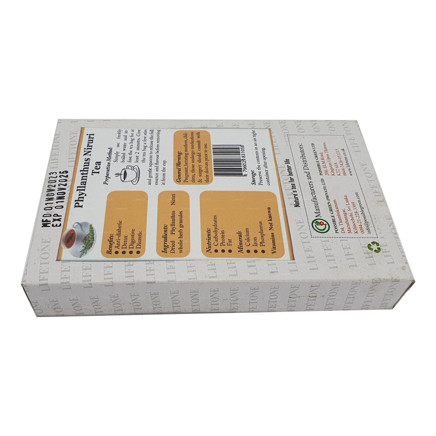 Lifetone Phylanthus Nirurii 茶 (40g)