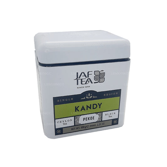Jaf Tea Single Region Collection Kandy PEKOE (100g) Tin