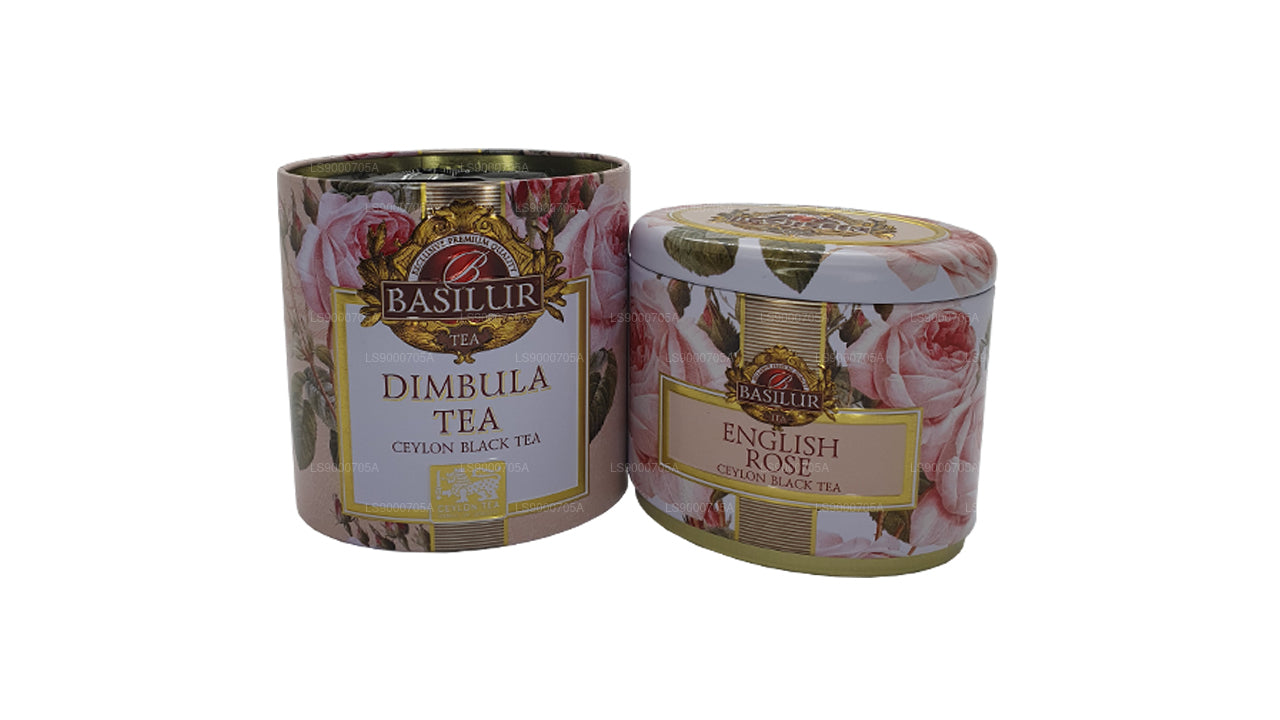 Basilur Fruits and Flowers “英国玫瑰” Dimbula (100g) caddy