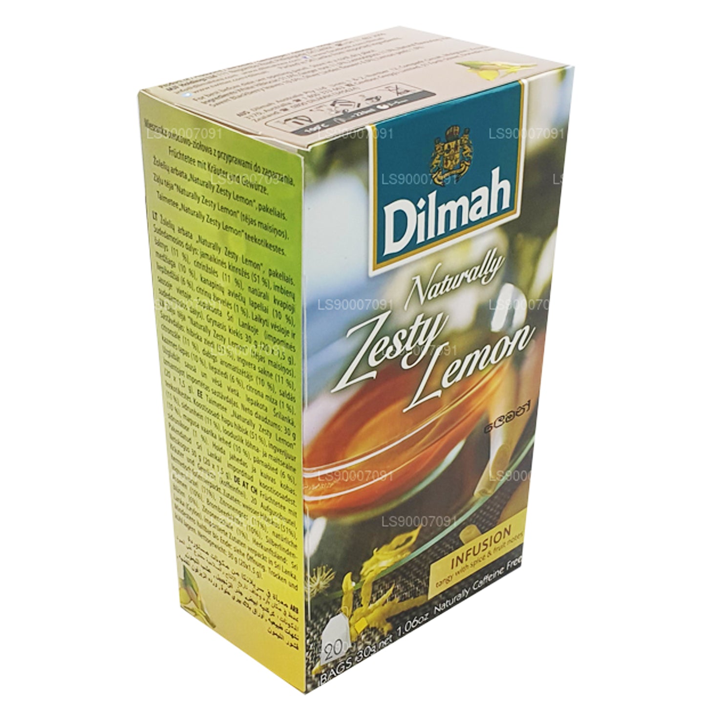 Dilmah Naturally Zesty 柠檬 (30g) 20 个茶包