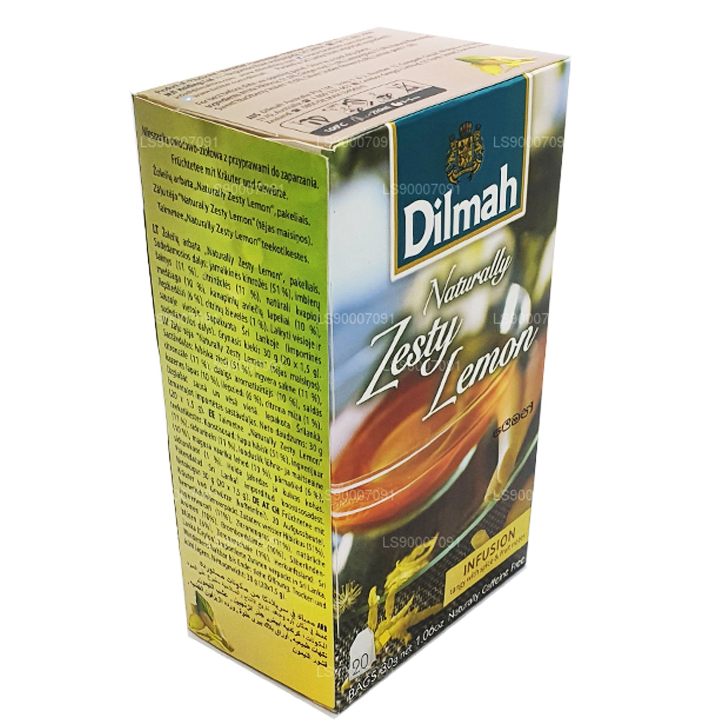 Dilmah Naturally Zesty 柠檬 (30g) 20 个茶包