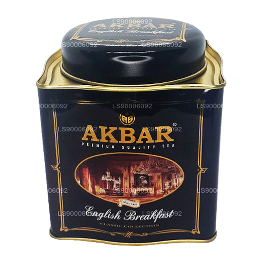 Akbar Classic English Breakfast Leaf Tea (250g) Tin