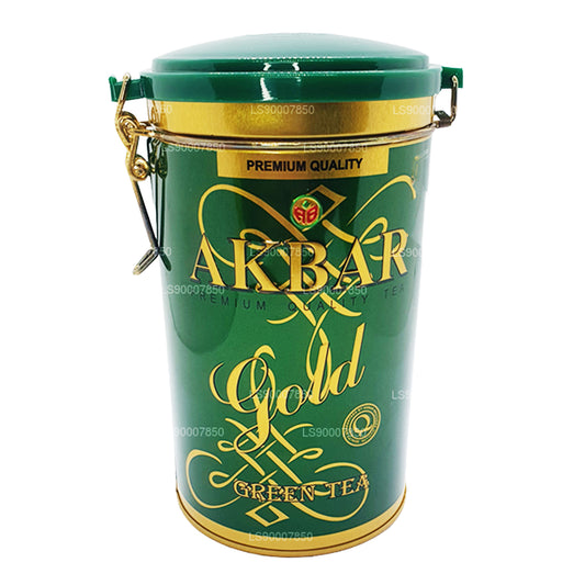 Akbar 金绿茶叶茶 (275 克) 罐