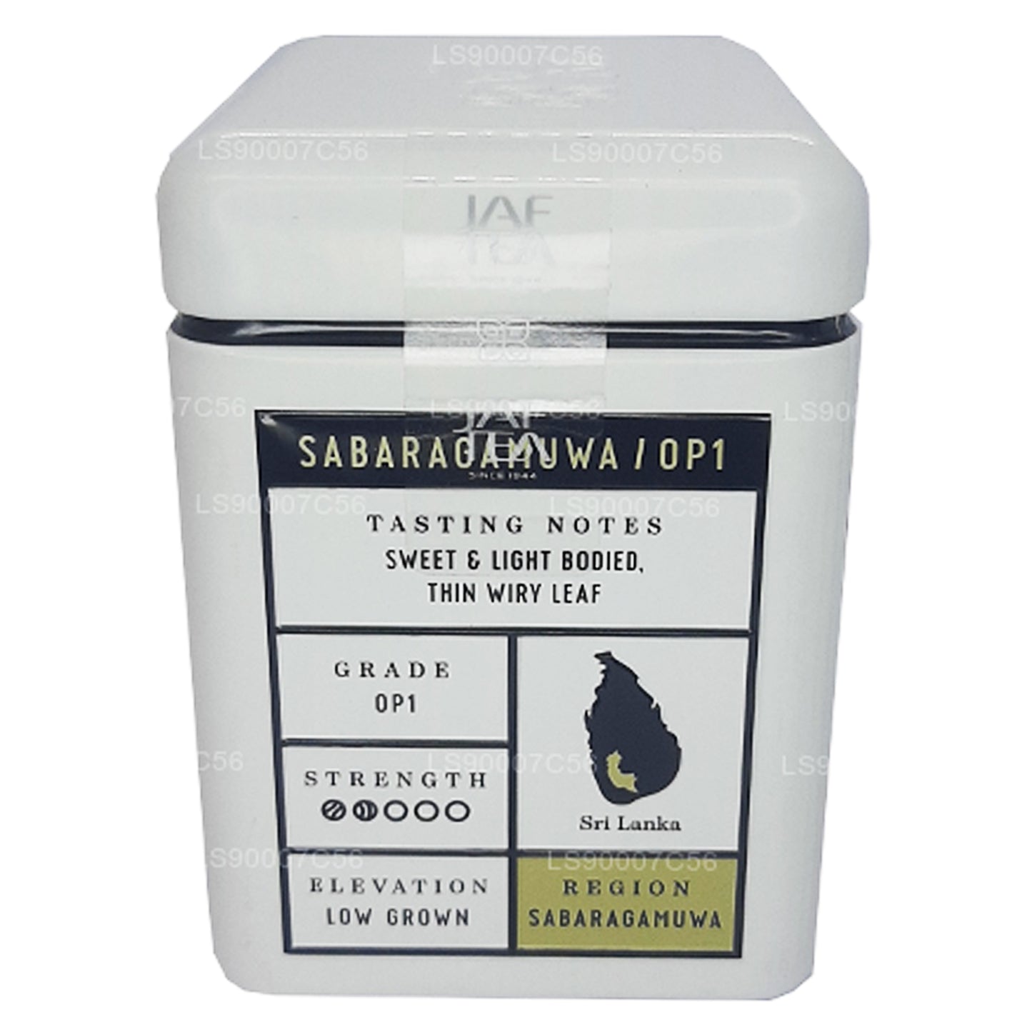 Jaf Tea Single Region Collection Sabaragamuwa OP1 (90g) Tin