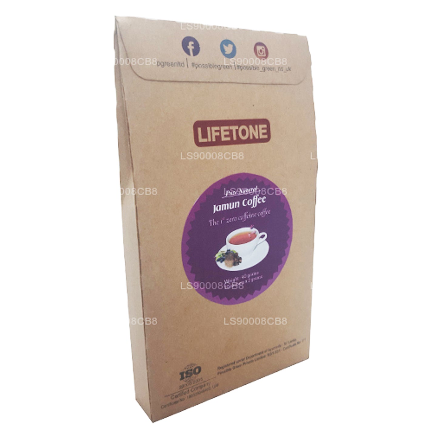 Lifetone Jamun 种子咖啡 (40g)