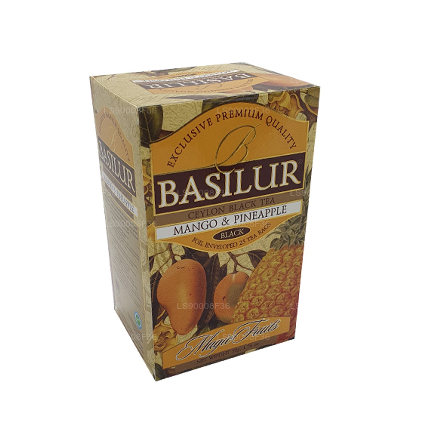 Basilur Magic Fruits 芒果和菠萝 (50g) 25 个茶包