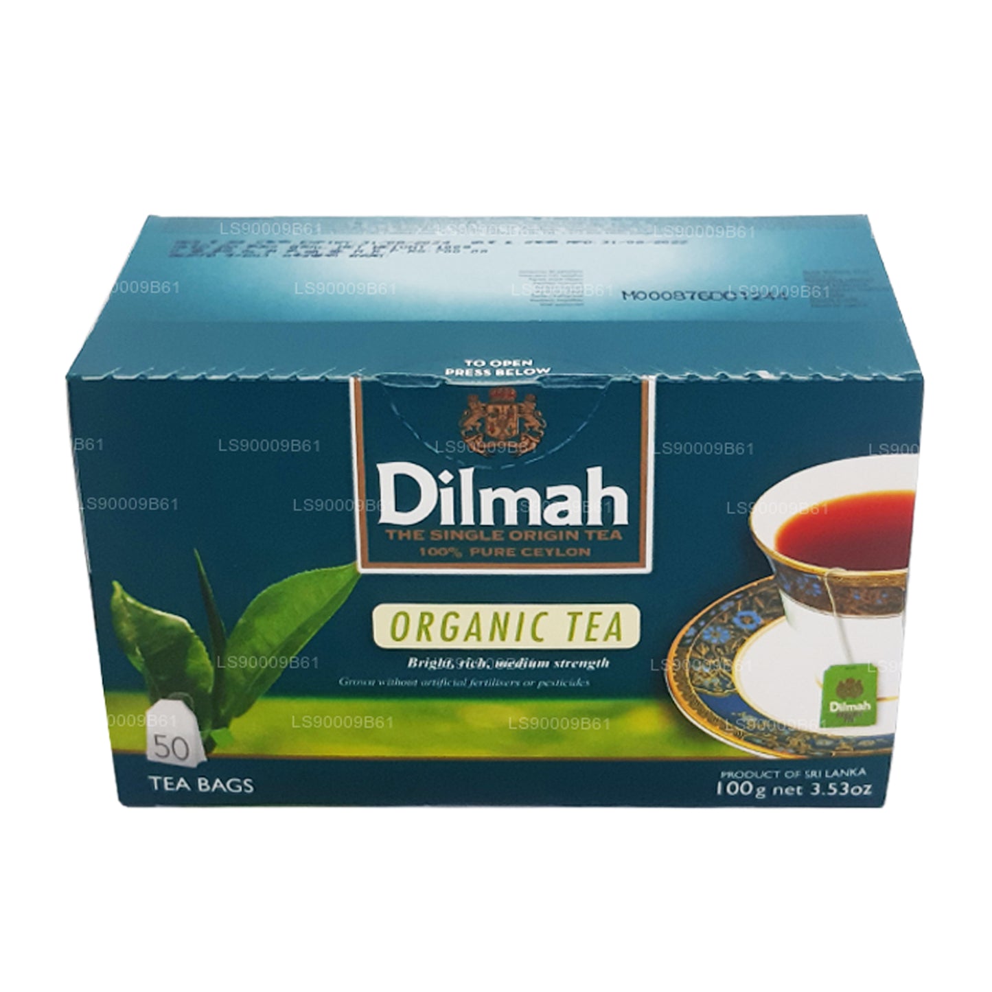 Dilmah 有机茶 (100g) 50 个茶包