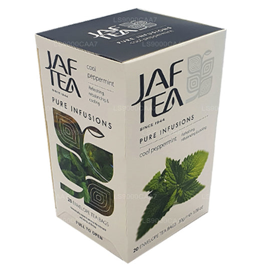 Jaf Tea Pure Infusions Collection Cool Peppermint 铝箔信封茶包 (30g