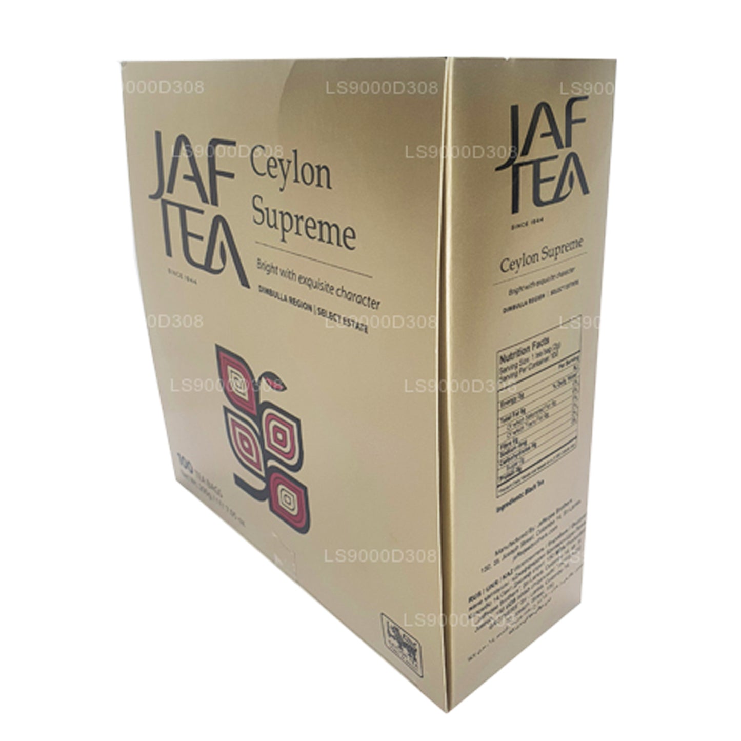 Jaf Tea Classic Gold Collection Ceylon Supreme 100 茶包绳子和标签