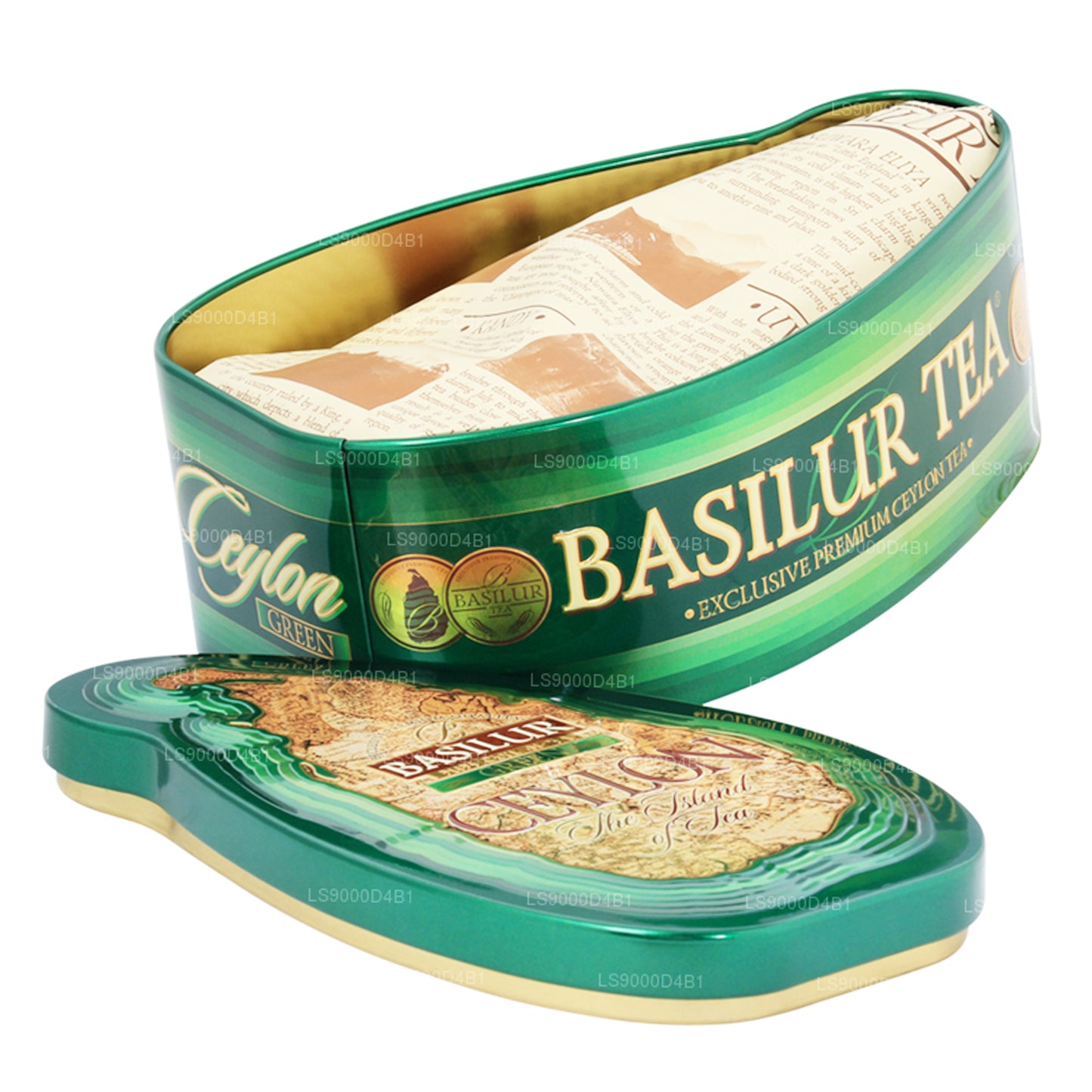 Basilur Island of Tea “Green”（100g）Caddy