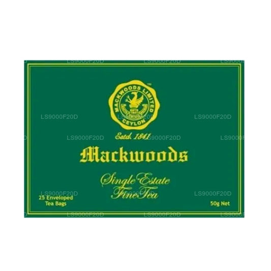 Mackwoods Classic，精美红茶，装在 25 个封装茶包中（50 克）