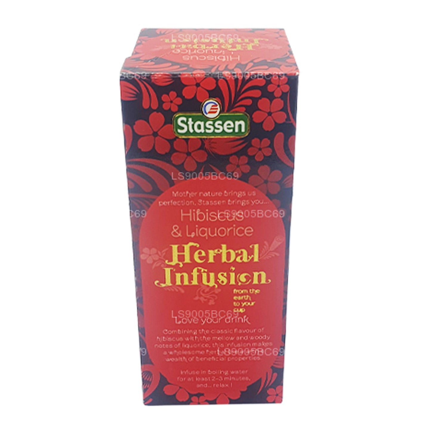 Stassen Hibiscus and Liquorice Herbal Infusion Tea (37.5g) 25 Tea Bags