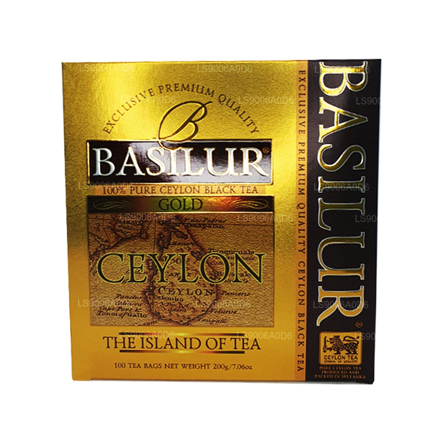 Basilur Island of Gold 独家优质锡兰红茶 (200 克) 100 个茶包