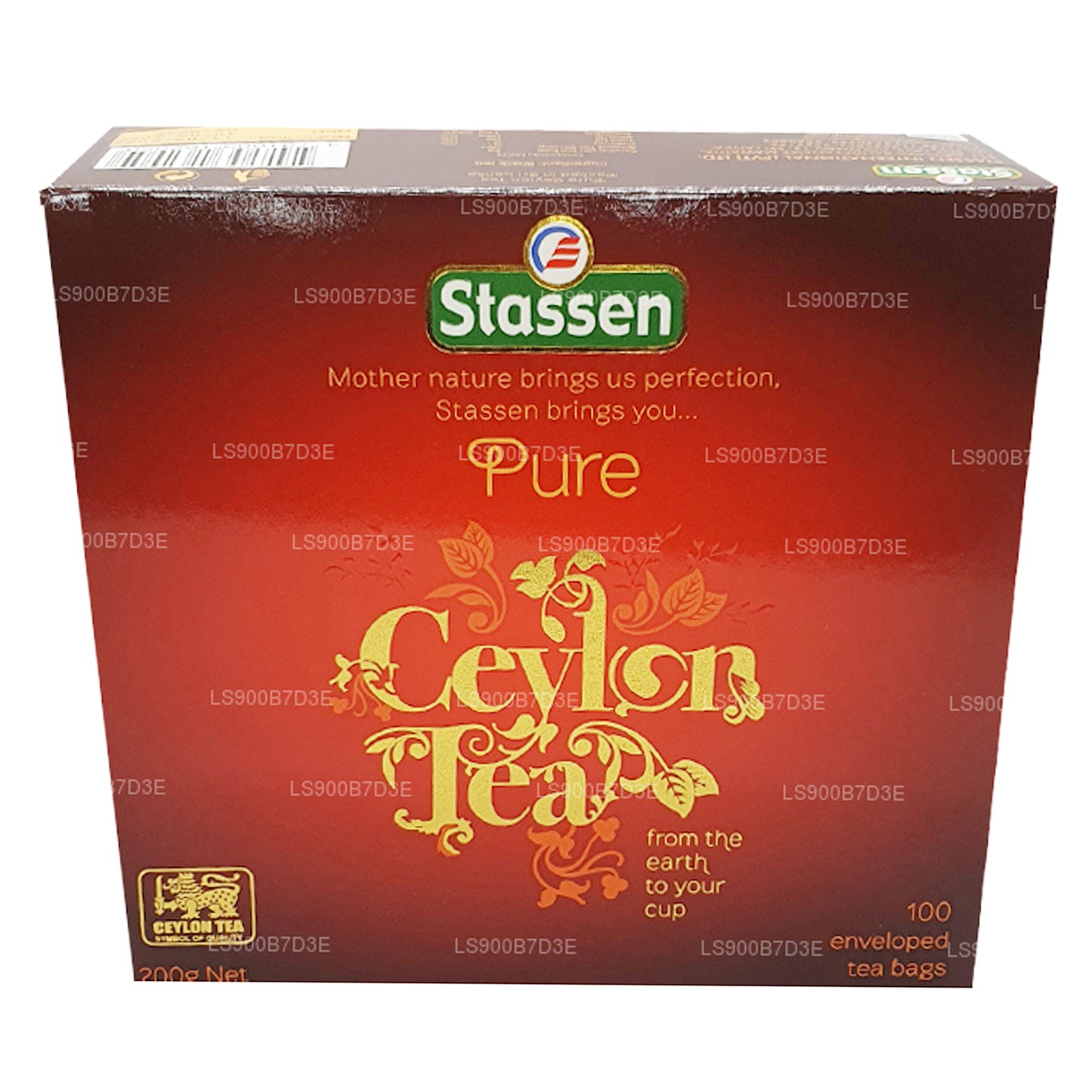 Stassen Pure 锡兰红茶 (200 克) 100 个茶包