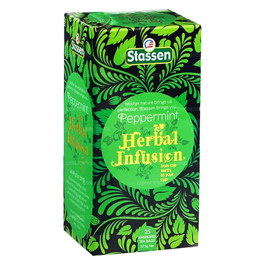Stassen Peppermint Herbal Infusion Tea (37.5g) 25 Tea Bags