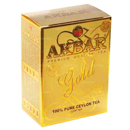 Akbar Gold Premium 100% 纯锡兰茶，散茶（250 克）