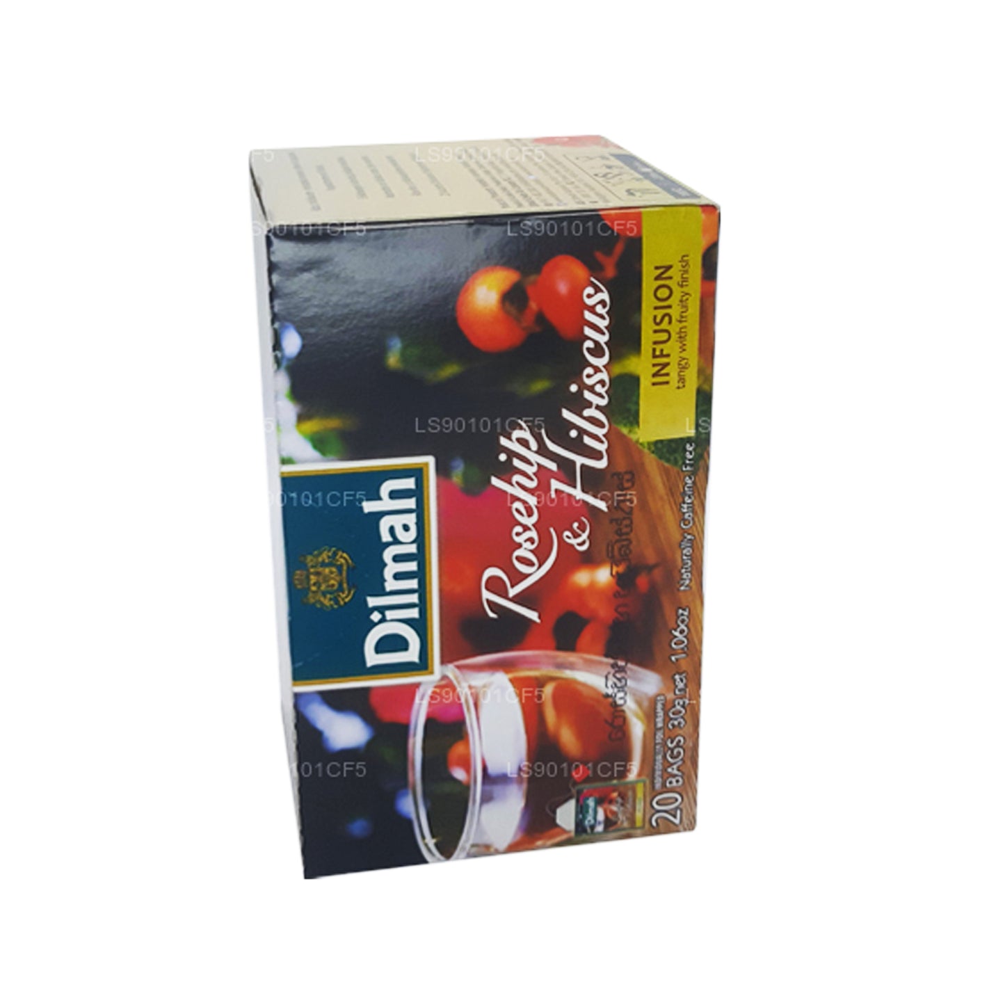 Dilmah 玫瑰果和芙蓉味红茶 (30 克)