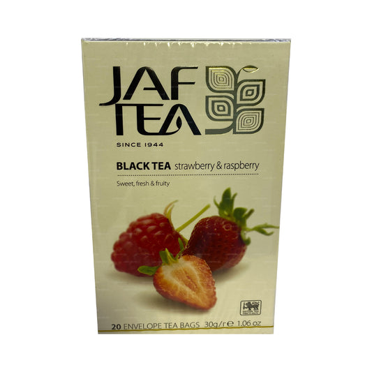 Jaf Tea Pure Fruits Collection 红茶草莓和覆盆子 (30g) 20 个茶包