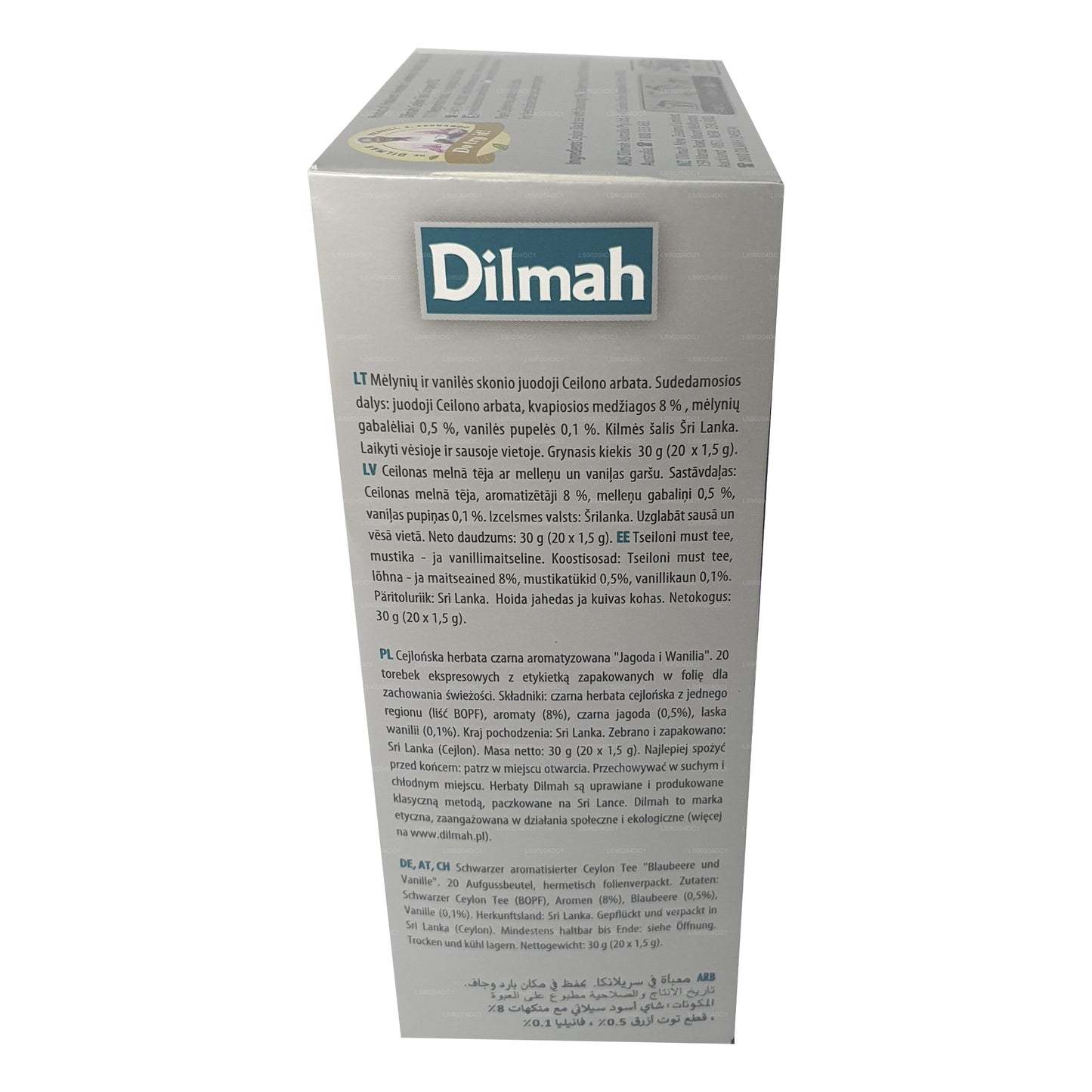 Dilmah 蓝莓和香草味茶 (40g) 20 个茶包