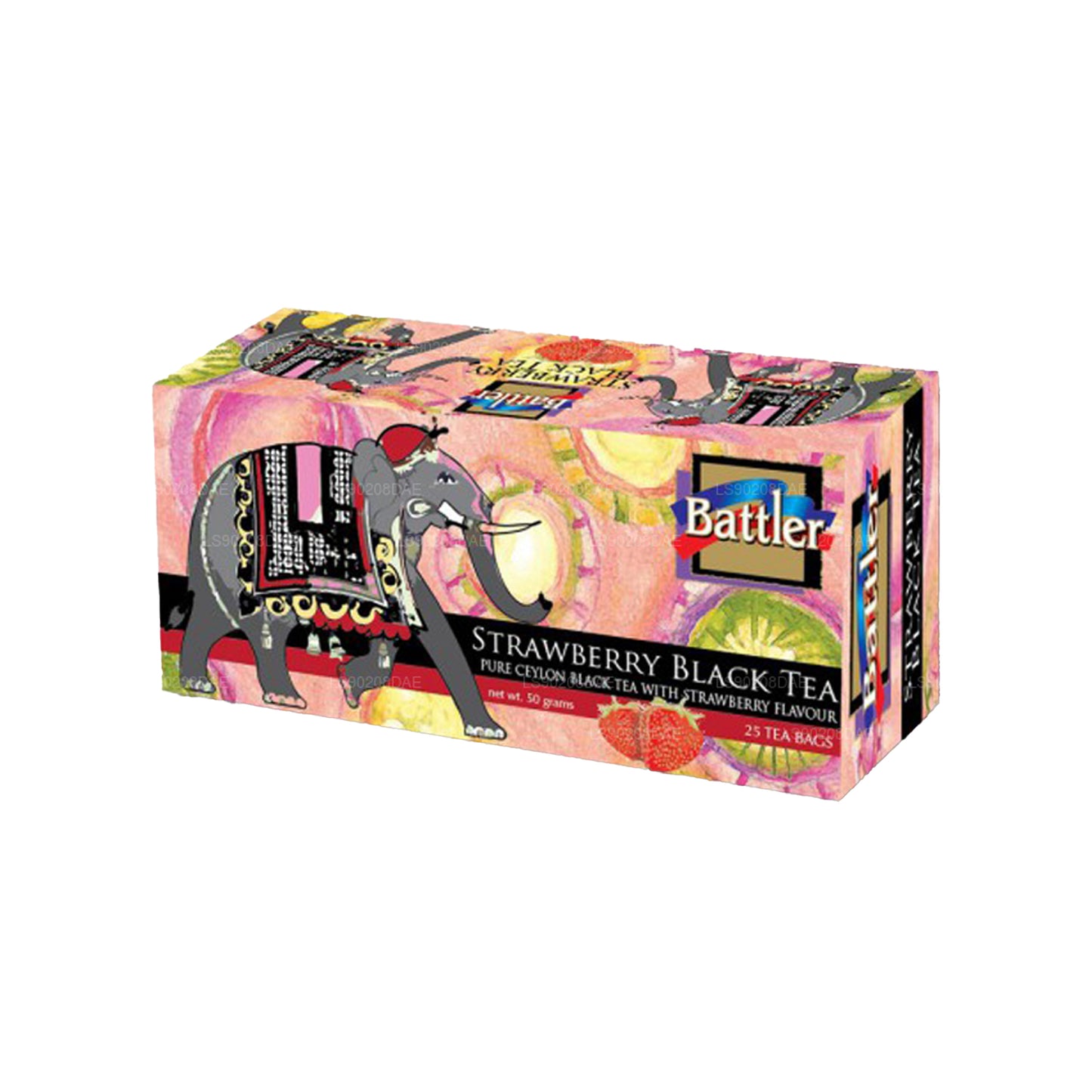 Battler Strawberry Black Tea (25 Tea Bags)