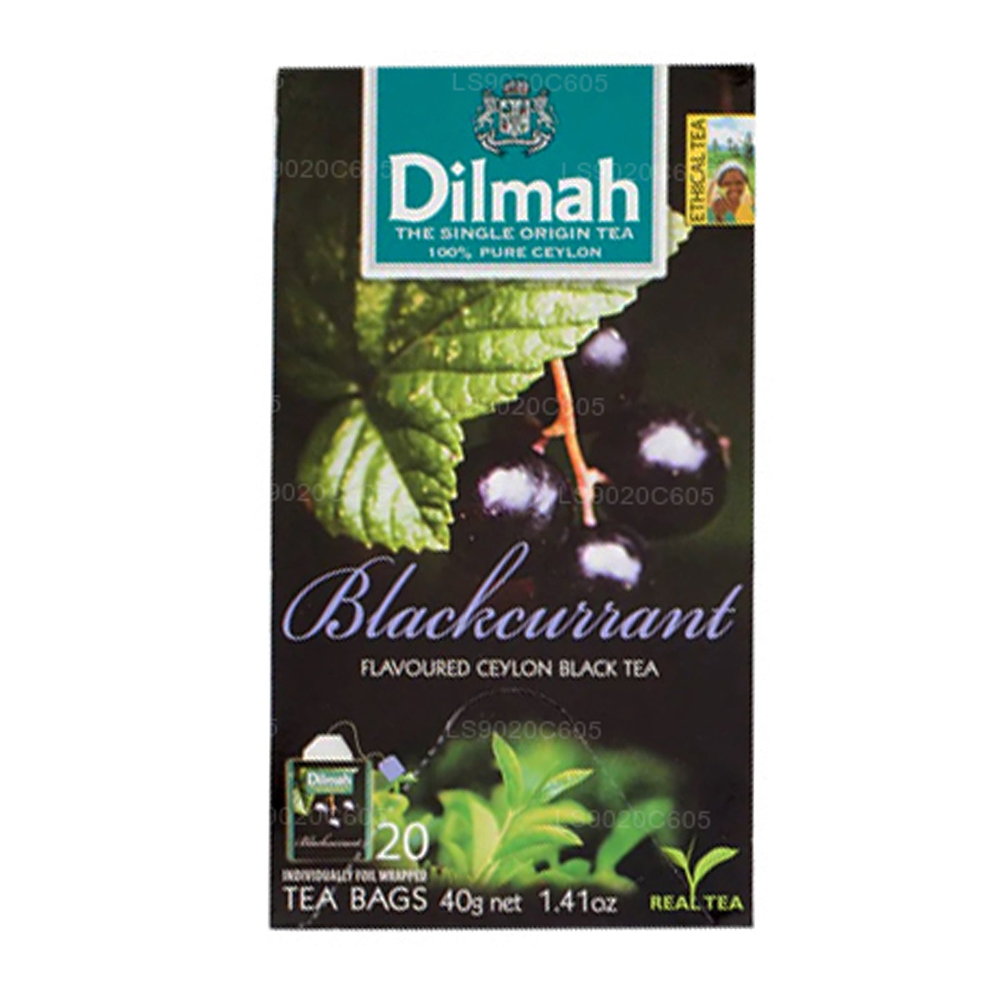 Dilmah 黑醋栗味茶 (40g) 20 茶包