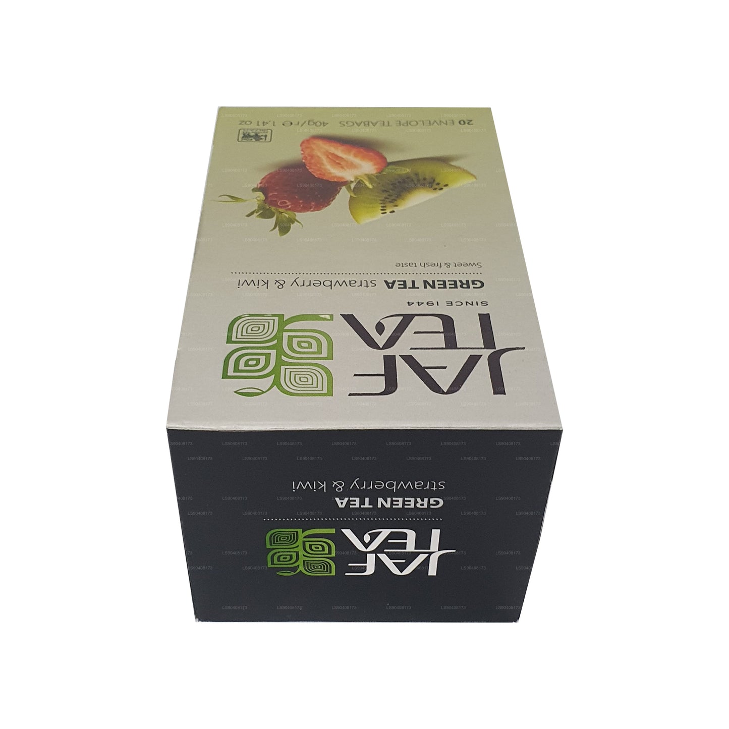 Jaf Tea Pure Green 系列绿茶草莓和奇异果 (40g) 20 个茶包