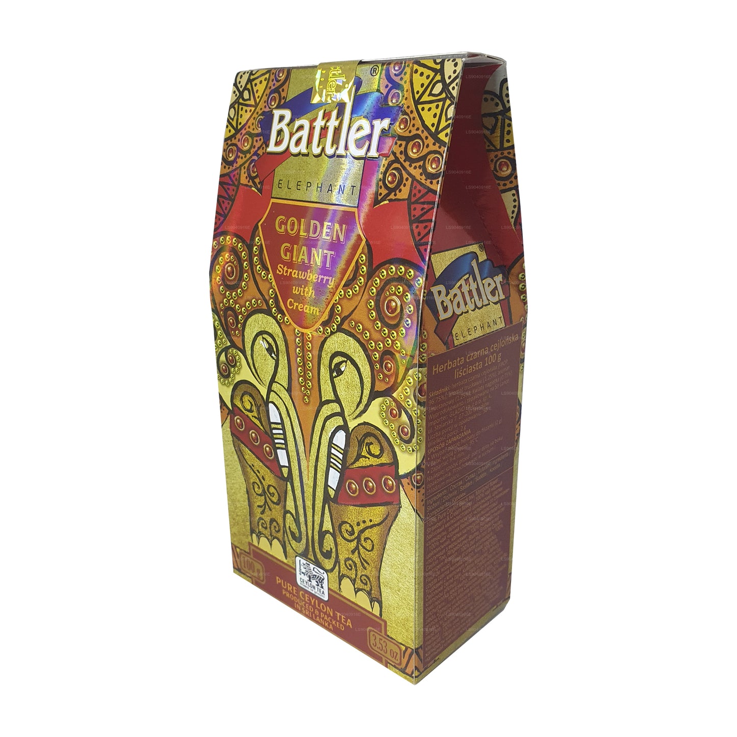 Battler 草莓加奶油 (100 g) Tin Caddy