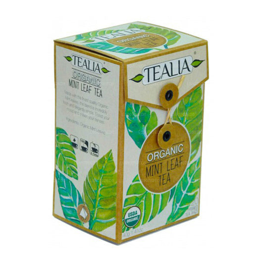 Tealia 有机薄荷叶 (40g) 20 个 Pyramid 茶包