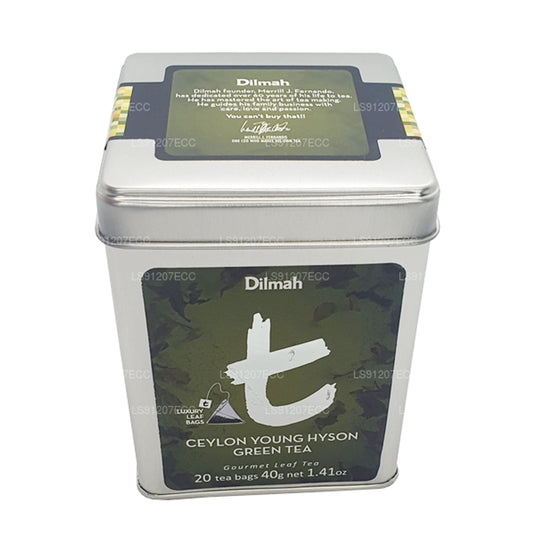 Dilmah T 系列锡兰 Young Hyson 绿茶 (40g) 20 茶包