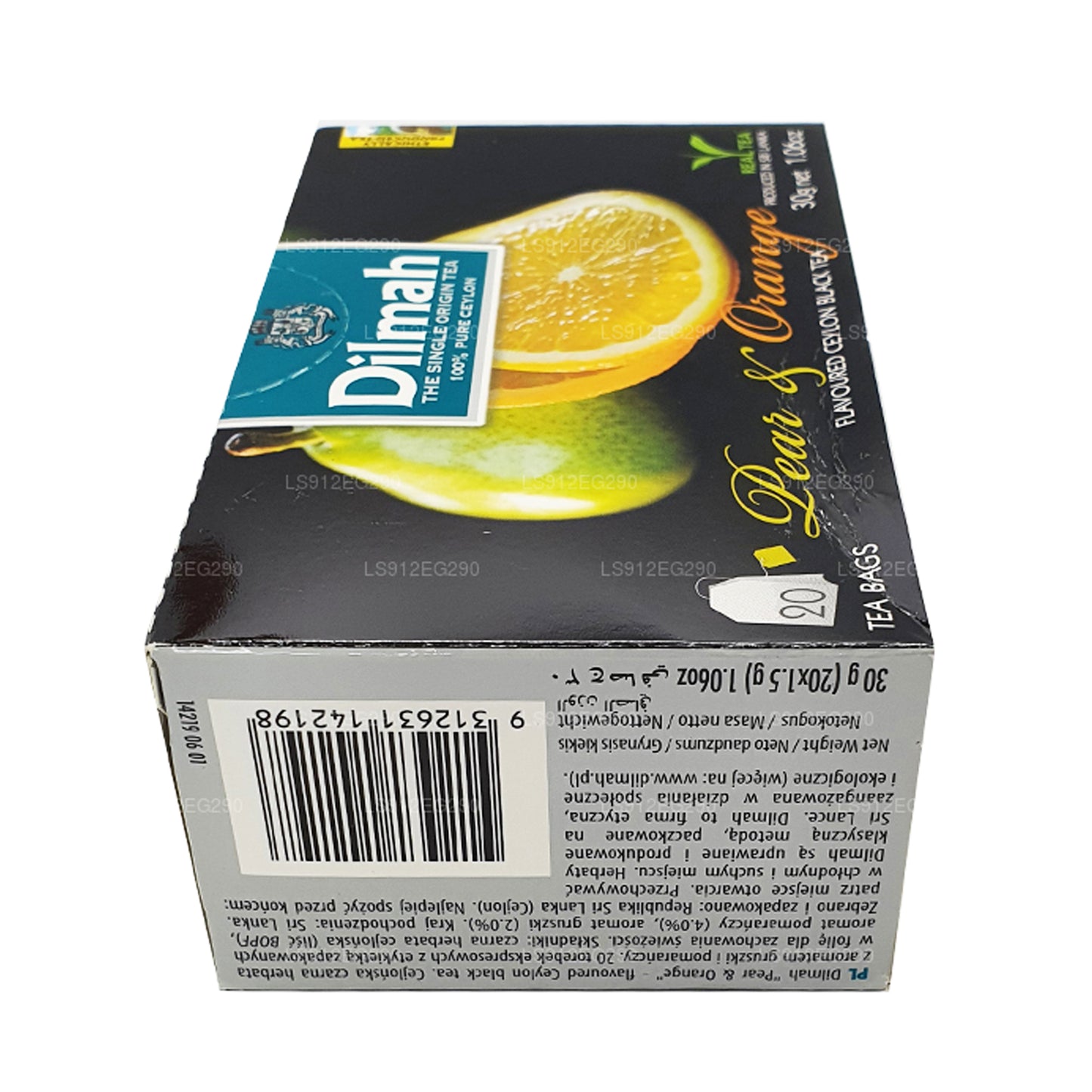 Dilmah Pear and Orange 味锡兰红茶 (30g) 20 茶包