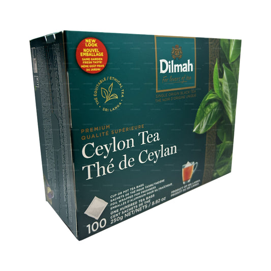 Dilmah Premium 锡兰茶 (250 g) 100 个无标签茶包