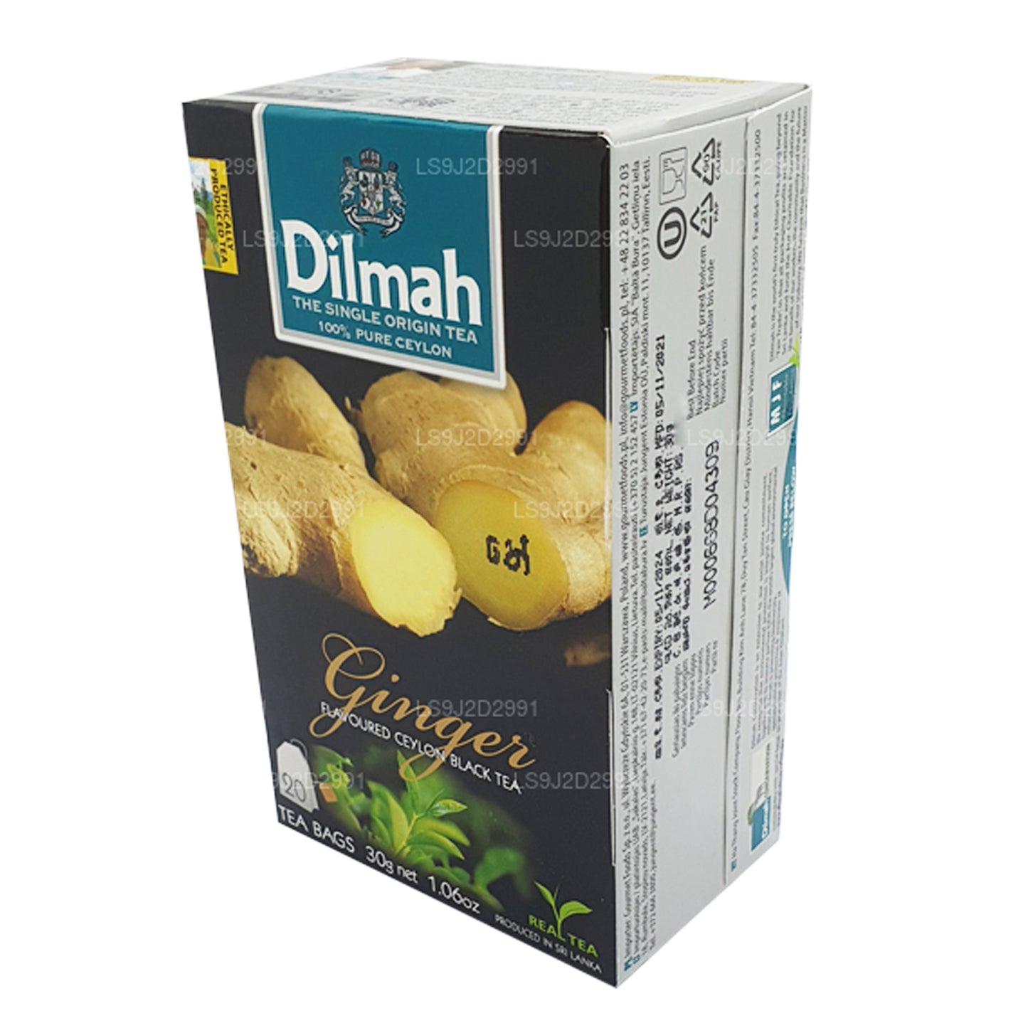 Dilmah 姜味红茶 (30g) 20 茶包