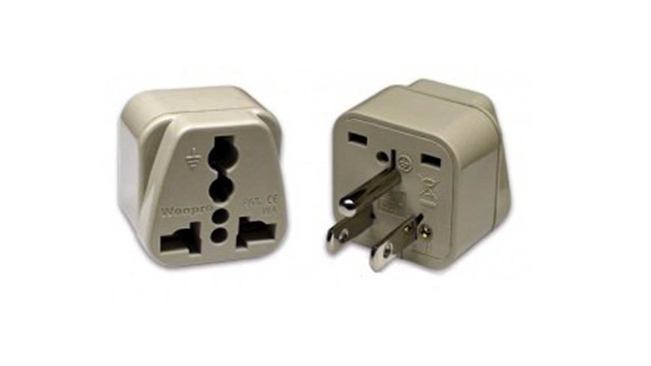 Universal to American Outlet Plug Adapter