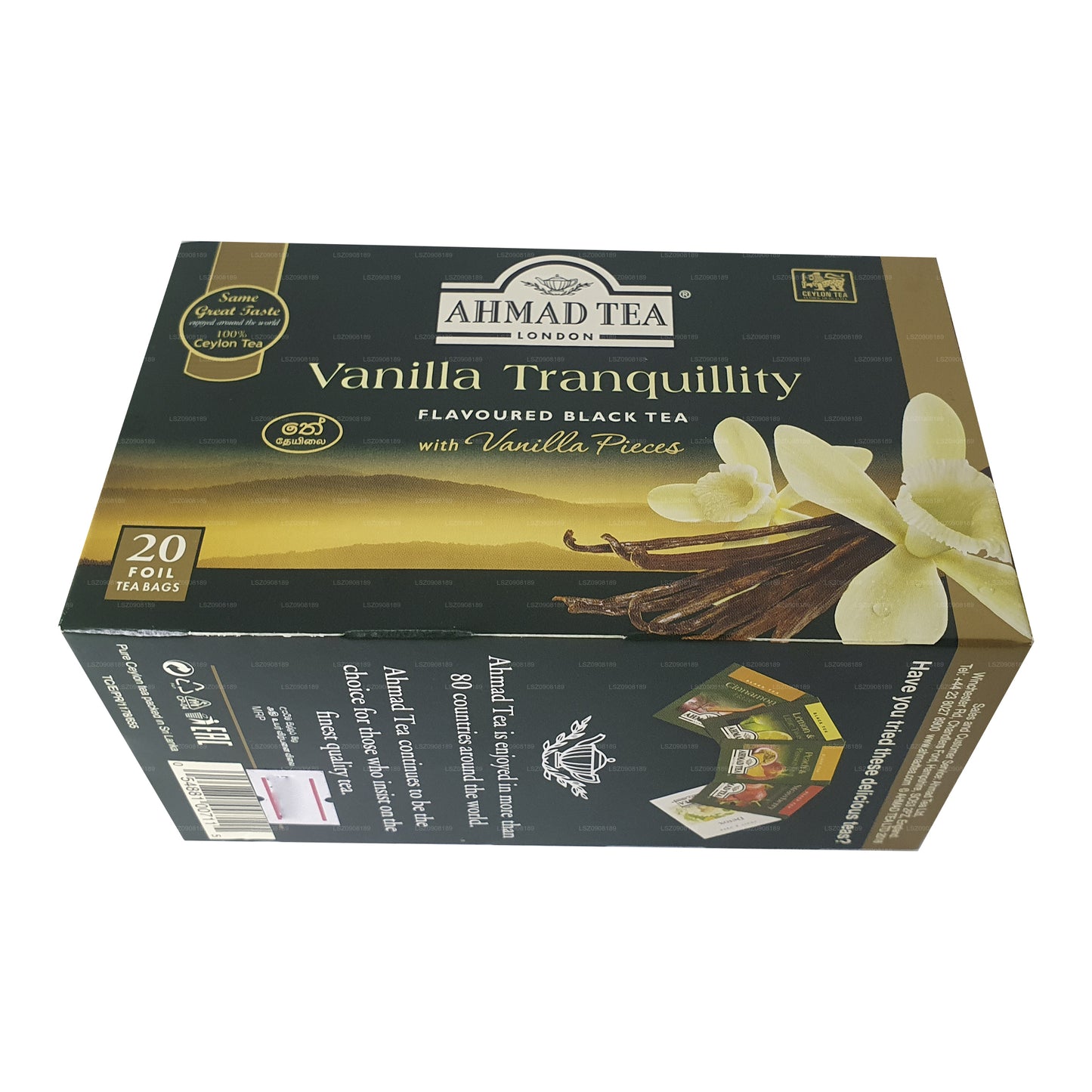 Ahmad tea Vanilly Tranquility 20 铝箔茶包 (40g