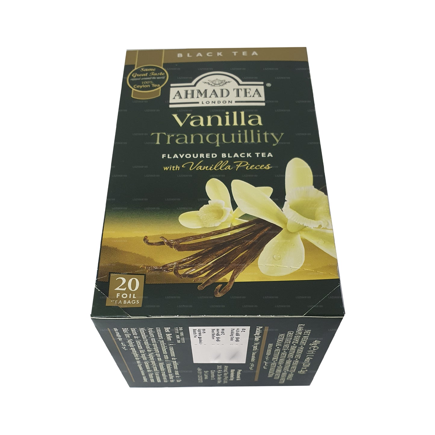 Ahmad tea Vanilly Tranquility 20 铝箔茶包 (40g