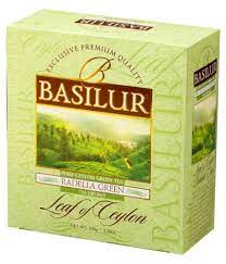 BASILUR LEAF OF CEYLON - TEA BAG - ULGT - S & T - RADELLA GREEN - 1.5g X 100 ST X 12 (150g)