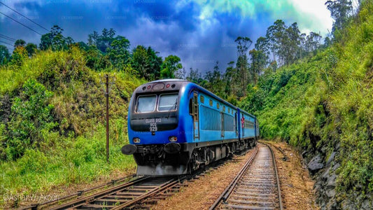 乘坐 Kandy 到 Ella 的火车（火车号：1005 “Podi Menike”）