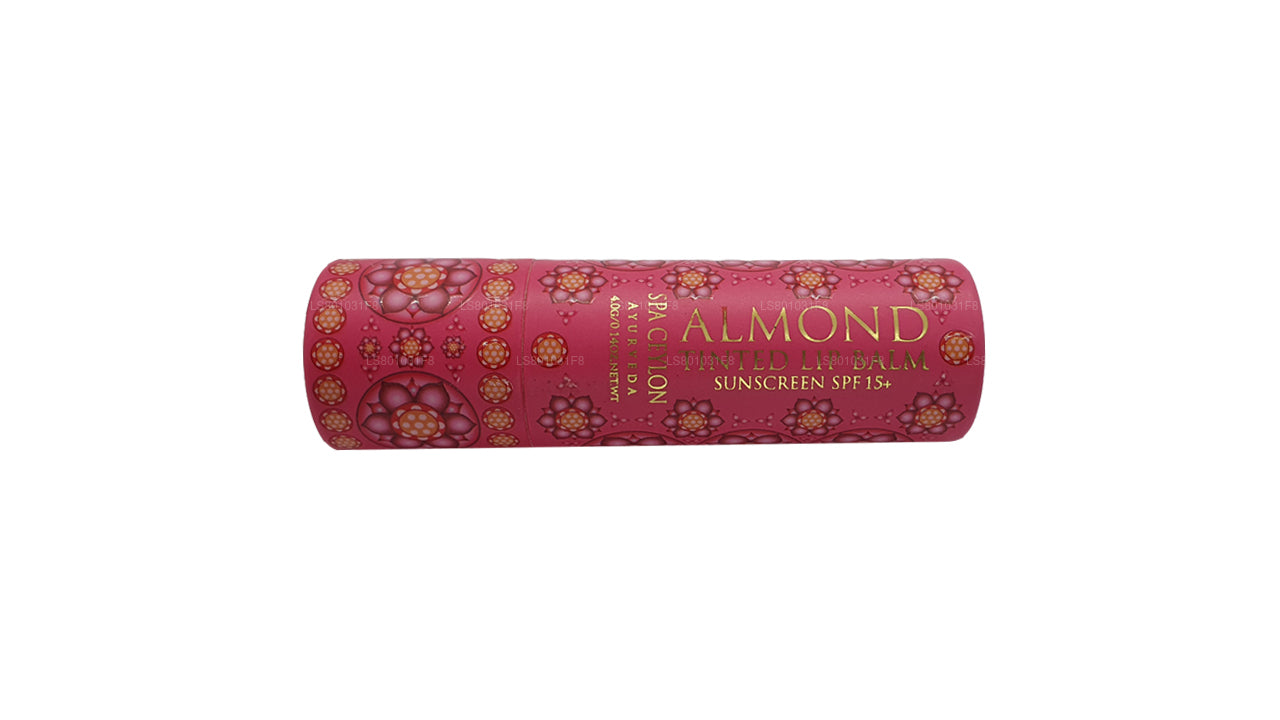 Spa Ceylon Almond Tinted Lip Balm - Hibiscus SPF 15+