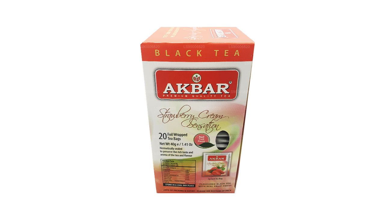Akbar 草莓奶油 Sensation (40g) 20 个茶包
