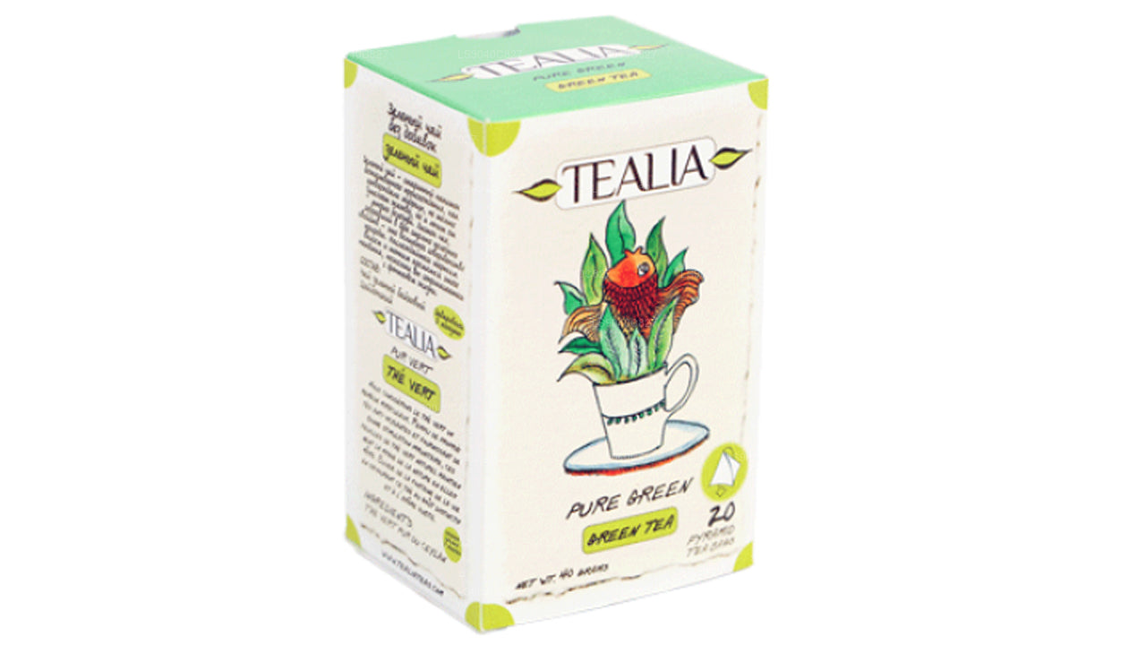 Tealia Pure Green - Pyramid Tea Bags (40g)