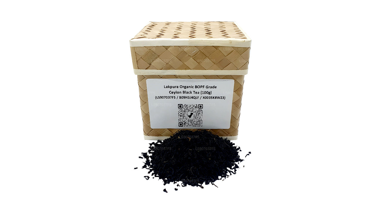 Lakpura Organic BOPF Grade Ceylon Black Tea (100g)