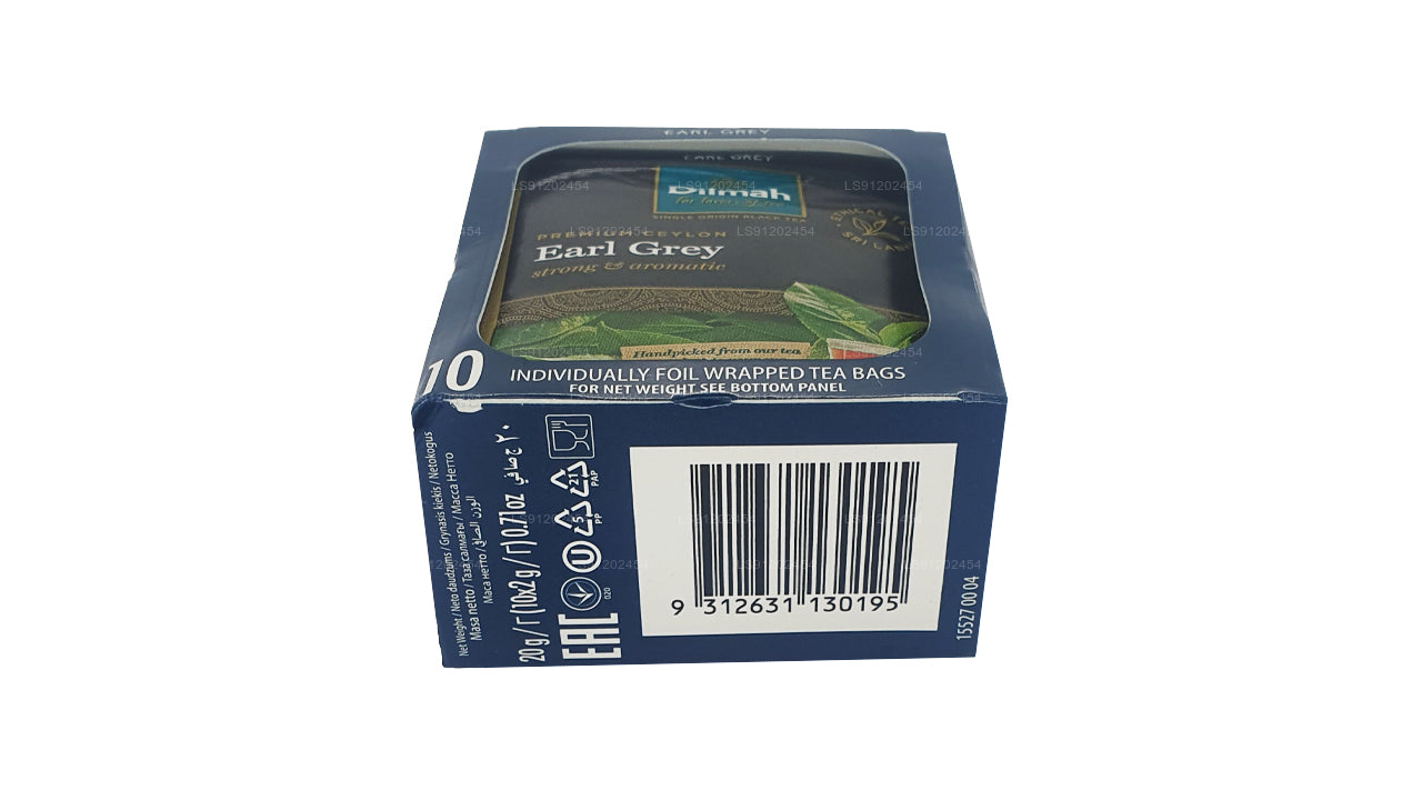 Dilmah Earl Grey Tea (20g) 10 个单独铝箔包装的茶包