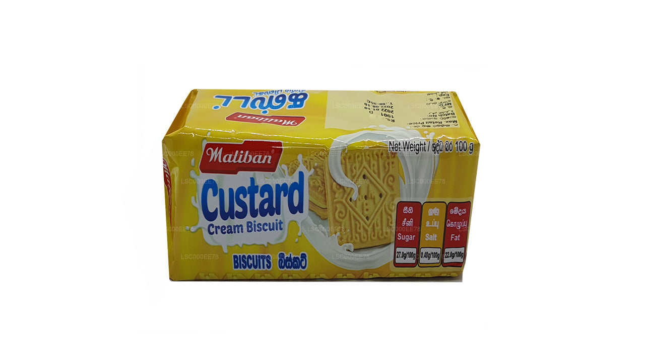 Maliban Custard Cream 三明治饼干 (100g)