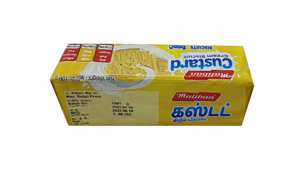 Maliban Custard Cream 三明治饼干 (100g)